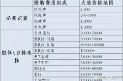 抽脂隆胸手术的费用包含哪些部分？一般要多少钱？