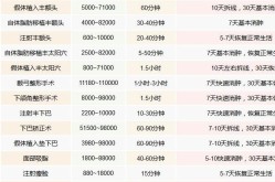 八大处美容整形价目表是怎样的？如何选择合适项目？