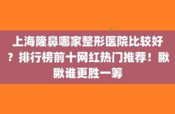 隆鼻选择哪个整形医院好？有哪些评估标准？