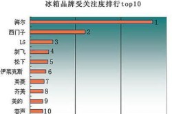 国际冰箱品牌排名中，哪些品牌位列前十？