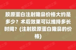 胶原蛋白注射隆鼻的价格和维持时间？安全吗？