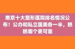 中国前10名整形医院排名可靠吗？如何验证？