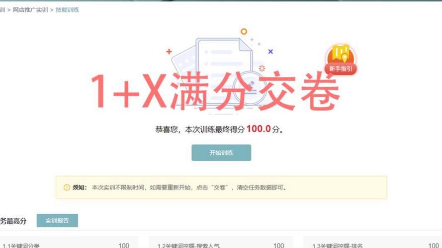 1x鸿科经纬网店运营推广高级实训小结，核心技能点归纳与竞赛经验沉淀